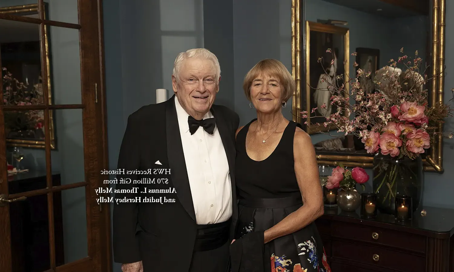 Largest Gift in HWS History: $70 Million from L. Thomas Melly ’52 and Judith Hershey Melly